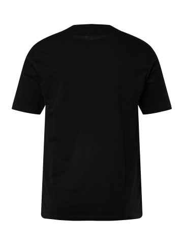 Men Plus Kurzarm T-Shirt in schwarz