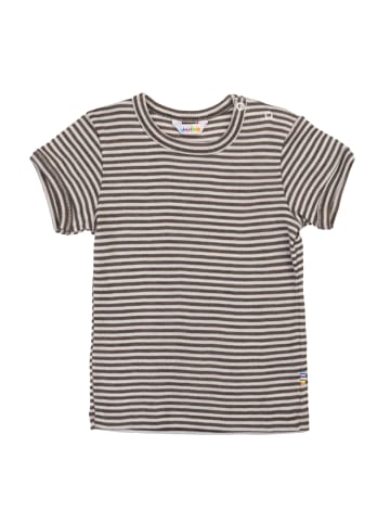 Joha T-Shirt Merinowolle/Seide in brown