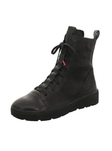 Think! Schnürstiefelette in schwarz