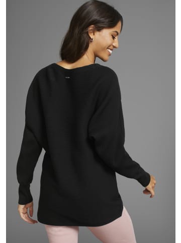 Laura Scott Rundhalspullover in schwarz
