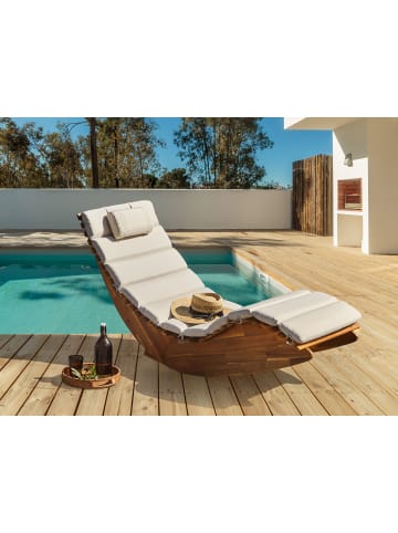 Beliani Auflagen BRESCIA PREMIUM in Beige - (W) 60 x (H) 5 x (L) 180 cm