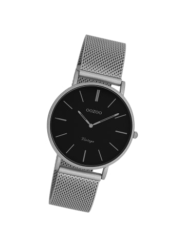 Oozoo Analog-Armbanduhr Oozoo Timepieces silber mittel (ca. 36mm)