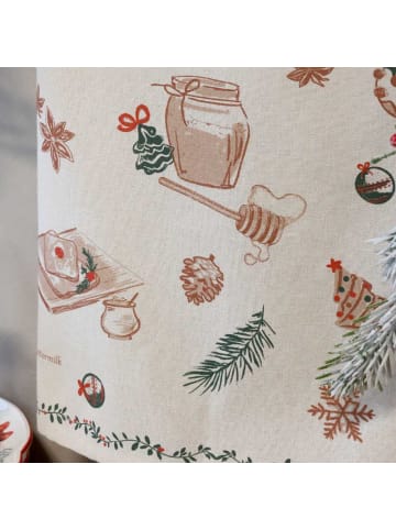 Chic Antique Geschirrtuch AIX BACKMOTIVE Weihnachten und Weihnachtsgirlande