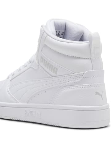 Puma Kinder Sneaker "Rebound V6 Mid Jr" in Weiß