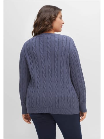 sheego Pullover in indigo