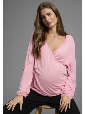 neun 9 monate Umstandsshirt in rosa