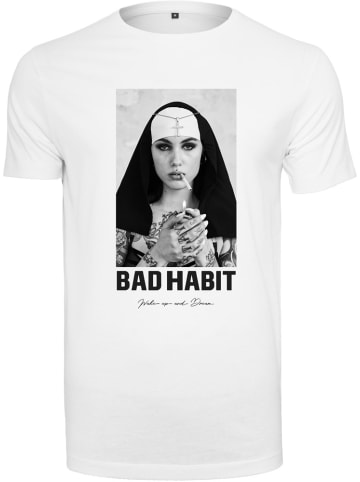 Mister Tee T-Shirt "Bad Habit Tee" in Weiß