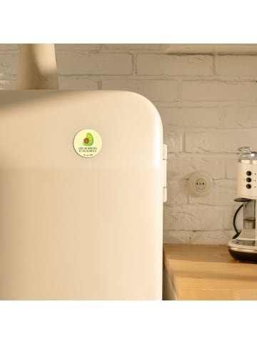 Mr. & Mrs. Panda Magnet für Fotos Avocado Pfeifen mit Spruch in Gelb Pastell