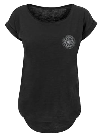 F4NT4STIC Long Cut T-Shirt Darts Board Dartscheibe in schwarz