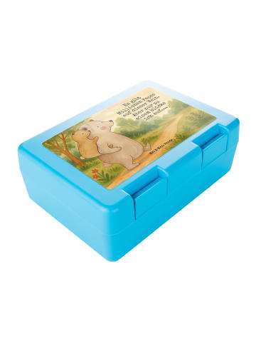 Mr. & Mrs. Panda Bentobox Papa Bär Design mit Spruch in Weiß