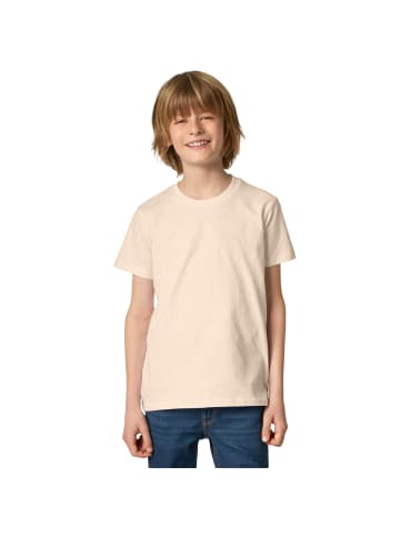 tectake Einfarbiges T-Shirt für Kinder, beige