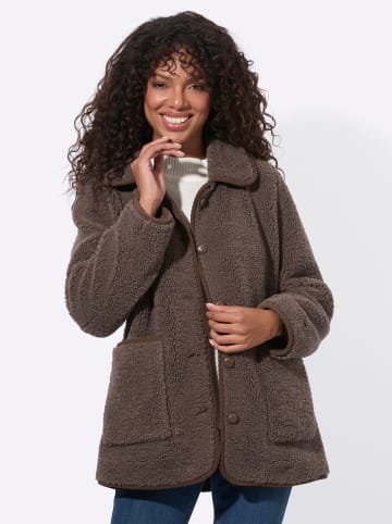 WITT WEIDEN Teddy-Jacke in dunkeltaupe