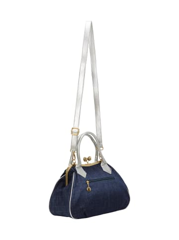 usha FESTIVAL Women Handbag in Silver Denim