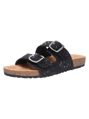 Tamaris Pantolette in schwarz