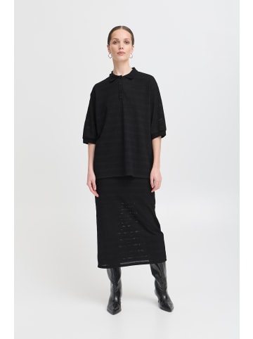 ICHI IXKNITTY Schmal in Black