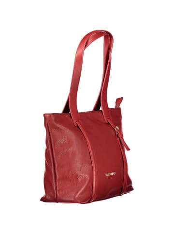 Valentino by Mario Valentino Rote Polyurethan-Tasche mit Reißverschluss