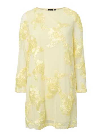 Pieces Midikleid in French Vanilla