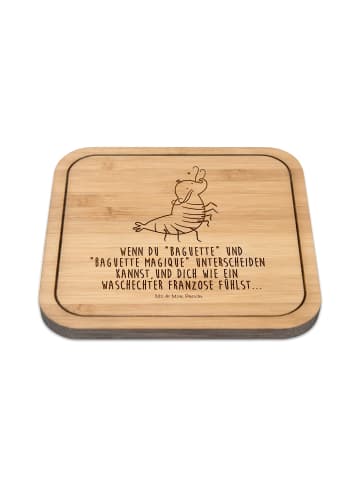 Mr. & Mrs. Panda Korkuntersetzer Garnele Franzose mit Spruch in Transparent