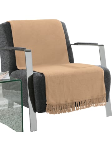 Erwin Müller Baumwollmischung Sessel- und Sofaschoner Catania in beige