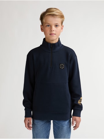 Petrol Industries Half-Zip Pullover Hermosillo in Blau