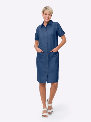 Sieh an! Kleid in jeansblau