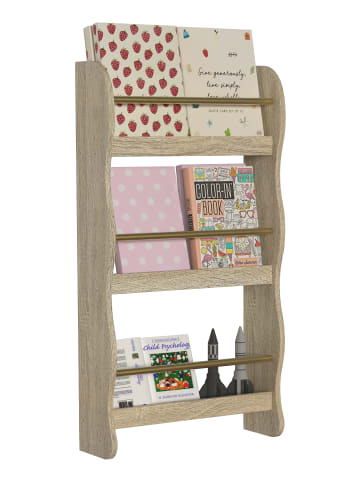 VCM  Holz Kinderregal Bücherregal Kinder Regal Kilaro in Honig-Eiche