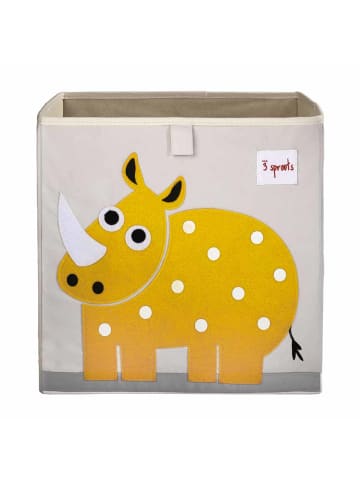 3 Sprouts Spielzeugkorb Nashorn