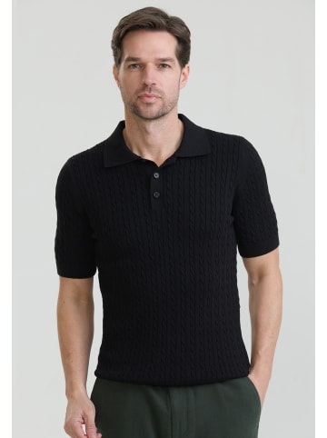Felix Hardy Polo Shirt Kurzarm in Schwarz
