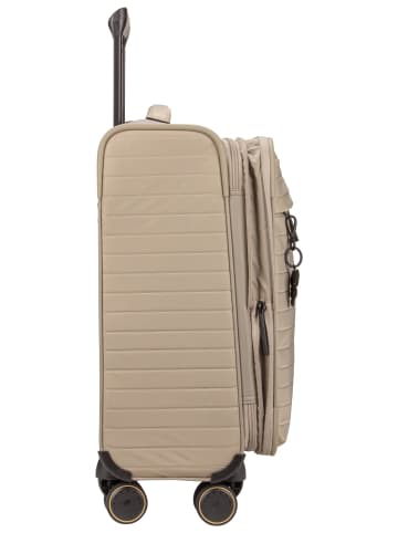 travelite Trolley Barbara Stepp 4W Trolley S Exp in Satin Nude