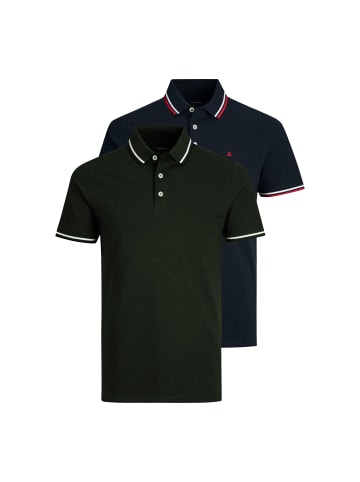 Jack and Jones JJE Paulos Polo SS 2Pk  in Mehrfarbig