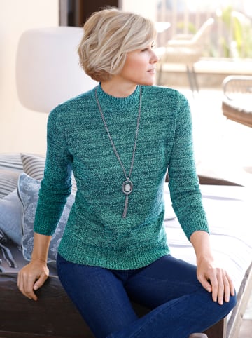 WITT WEIDEN Pullover in petrol-meliert