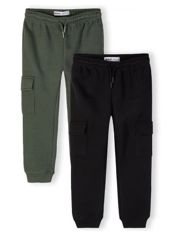 Minoti 2-er Pack Jogginghose 29FLEECE281 in khaki