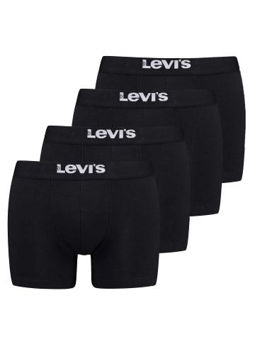 Levi´s Boxershort 4er Pack in Schwarz