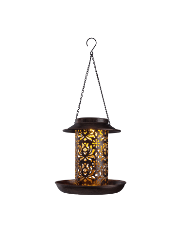 näve LED Solarleuchte "HELGA" in bronze - (L)19cm x (B)19cm x (H)41cm