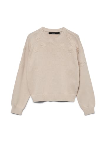 Vero Moda Strickpullover in Oatmeal