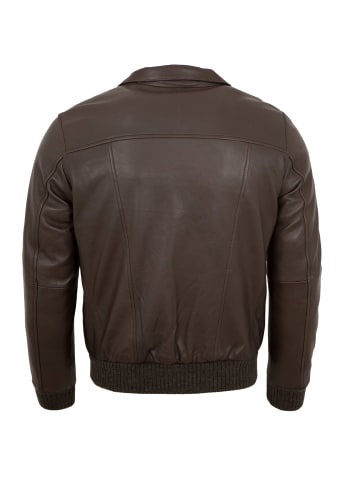 MADDOX Lederblouson Lammnappa in Braun