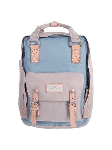 Doughnut Macaroon - Rucksack 14" in light blue x ivory