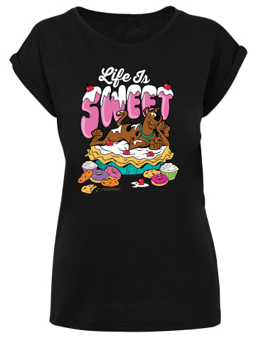 F4NT4STIC T-Shirt Scooby Doo Life Is Sweet in schwarz