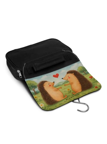 Mr. & Mrs. Panda kosmetiktäschchen Igel Liebe Design ohne Spruch in Weiß