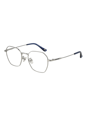 Skechers Unisex Optische Fassungen Quadratisch Silber