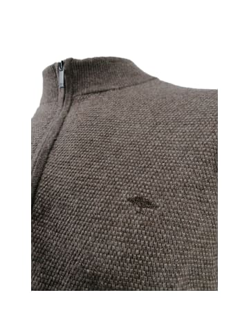 FYNCH-HATTON Cardigan-Zip in Braun