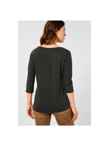 Street One Langarmshirt in bassy olive