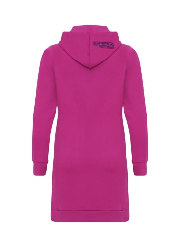 SCHIETWETTER Hoodiekleid "Flaschenpost Finna" in fuchsia