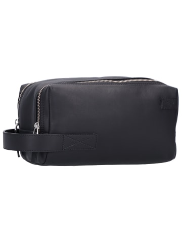 PICARD Relaxed Kulturbeutel Leder 26 cm in schwarz