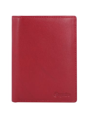 Esquire New Line Geldbörse RFID Leder 9,5 cm in rot