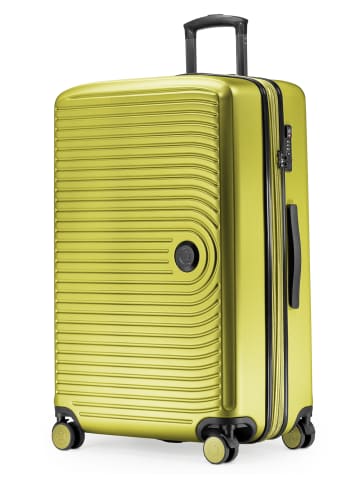 Hauptstadtkoffer Mitte - Großer Reisekoffer Trolley 77cm XXL Erweiterung TSA 130L in Farn