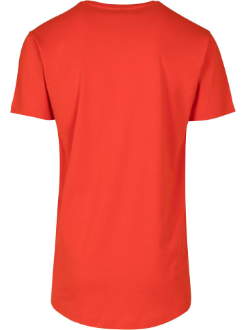 Urban Classics Lange T-Shirts in bloodorange