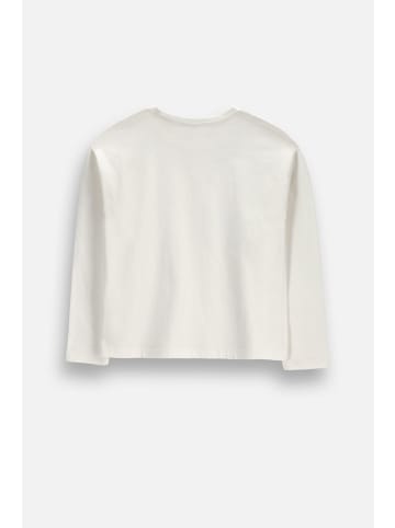 Langarmshirt in ecru
