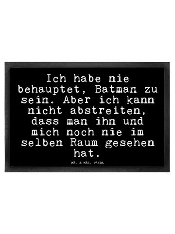 Mr. & Mrs. Panda Schmutzmatte Ich habe nie behauptet,... mit Spruch in Schwarz