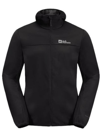 Jack Wolfskin Unterjacke/Funktionsjacke FELDBERG HOODY M in Schwarz